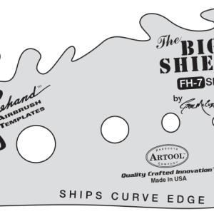 ARTOOL FH 7 SP The Big Shield Freehand Airbrush Sjablonen van Gabe McCubbin