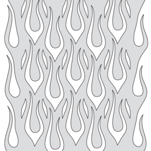 ARTOOL FOR 1 SP Freehand Airbrush Sjabloon Flame-o-rama Flame-Dango van Craig Fraser