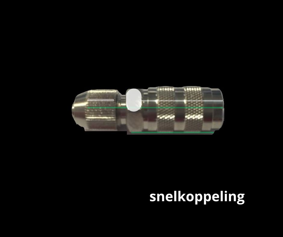 Harder & Steenbeck snelkoppeling 6mm slang - Store4art|airbrush materialen en gereedschap Harder & Steenbeck snelkoppeling