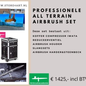 koffer iwata set - Store4art|airbrush materialen en gereedschap maxx jet met airbrush