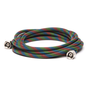 Gevlochten luchtslang met 2 x 1:8″ binnendraad 3,05 m IWATA