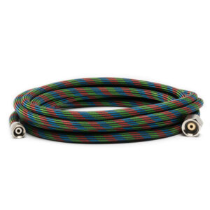 Geweven luchtslang met 1-4″ vrouw draad en 1-8″ vrouw draad, 3.05 m